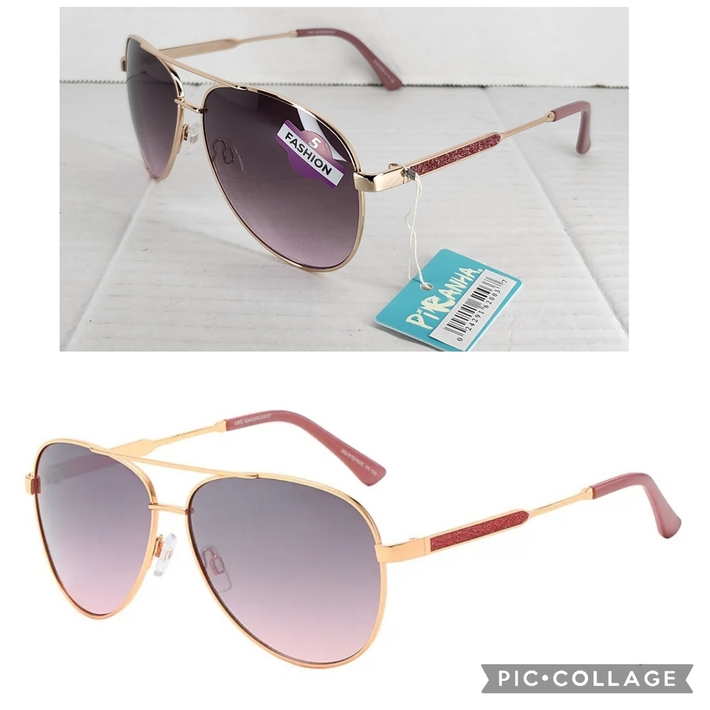 New Womens Piranha Superstar II Aviator Fashion Sunglasses 100% UVA UVB